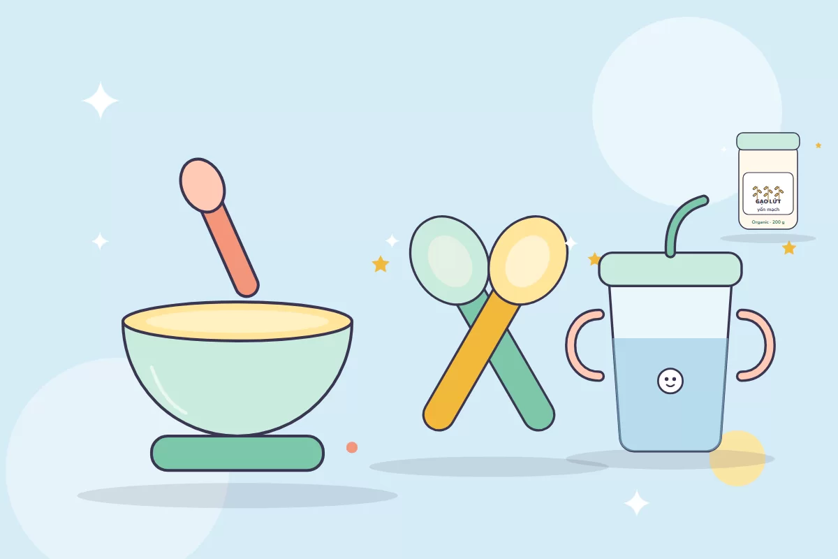 Bắt đầu ăn dặm: dụng cụ cần chuẩn bị và dấu hiệu bé sẵn sàng