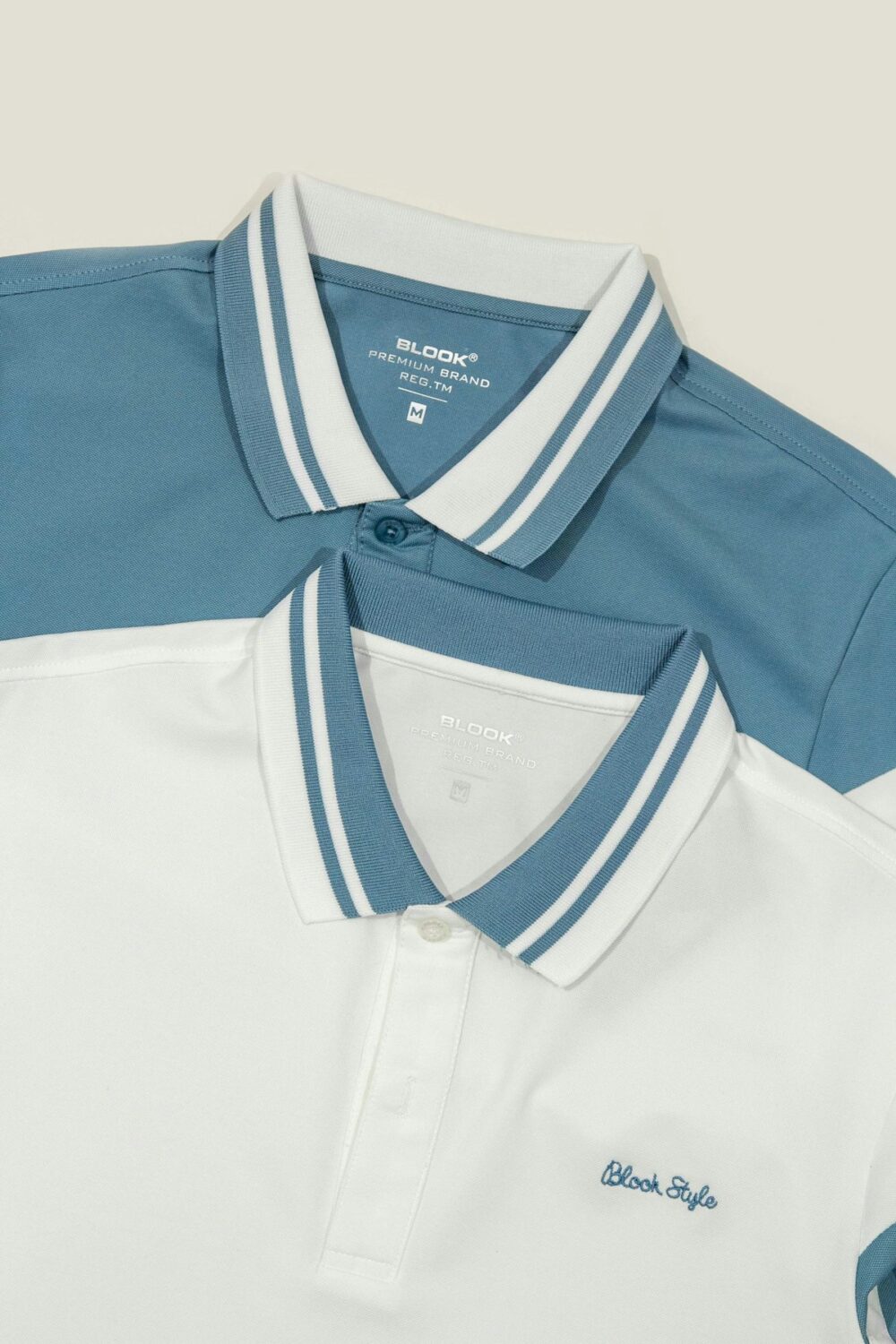 Áo polo phối viền cổ