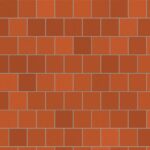Gạch lát sân Đỏ Vĩnh Long 200×200 — mảng xếp
