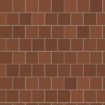 Gạch lát sân Nâu trầm 200×200 — mảng xếp