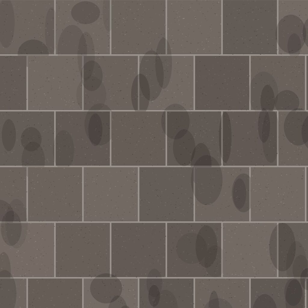 Gạch lát sân Tro khói 300×300 – mảng xếp thực tế 2