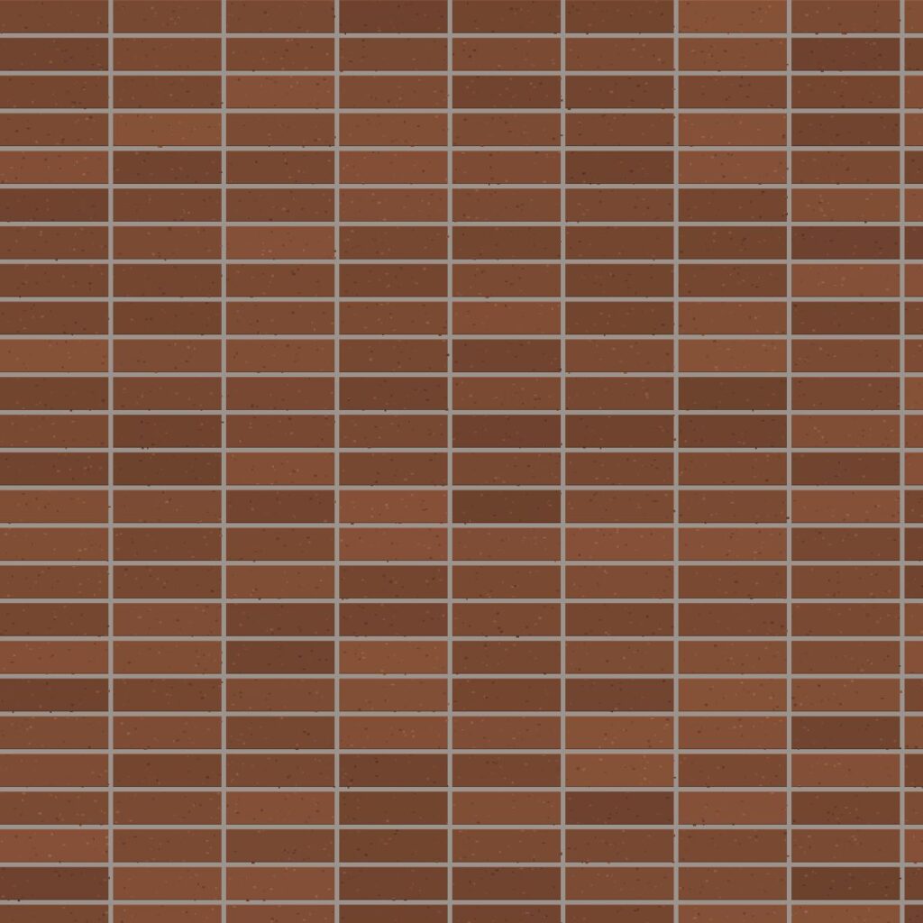Gạch thẻ Nâu trầm 60×200 – mảng xếp thực tế 2