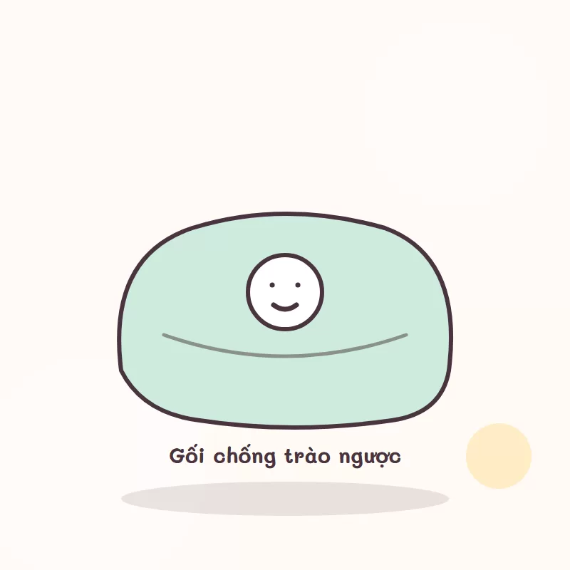 Minh hoạ sản phẩm: Gối chống trào ngược cho bé sơ sinh