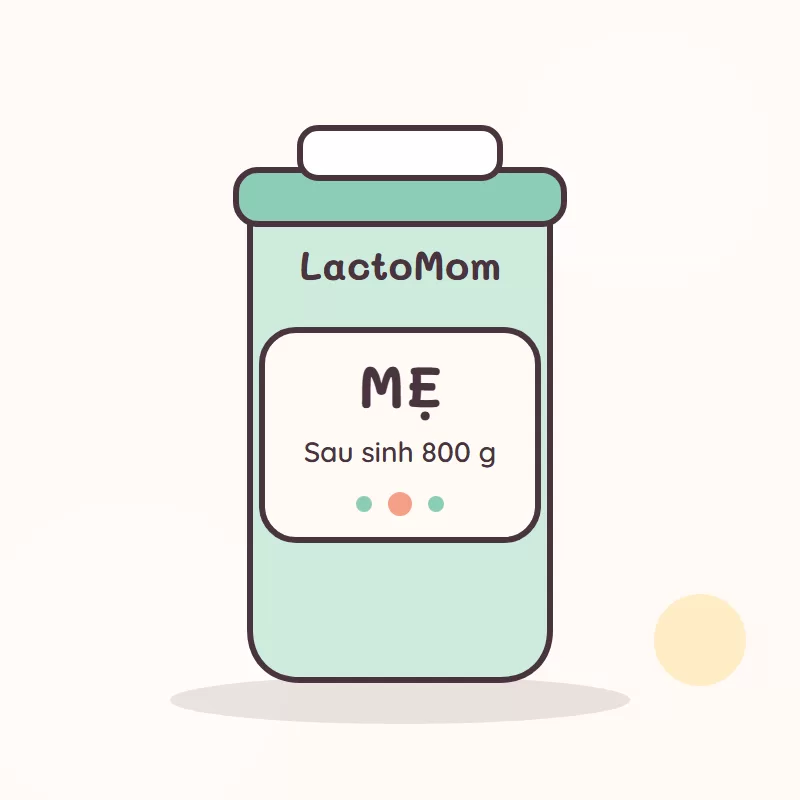 Minh hoạ sản phẩm: Sữa bột LactoMom cho mẹ sau sinh 800 g