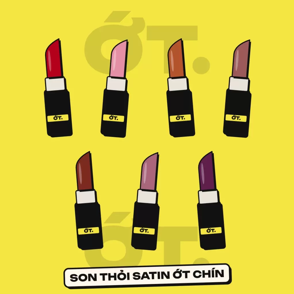 Son thỏi satin Ớt Chín – ảnh sản phẩm