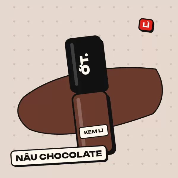 Son kem lì Ớt Cay, màu Nâu Chocolate (nâu chocolate đậm, phong cách 90s cá tính.)