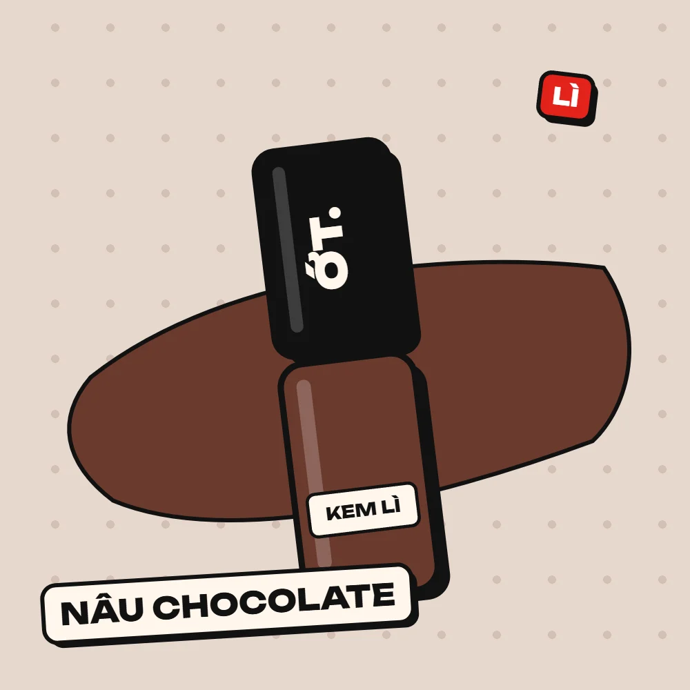 Son kem lì Ớt Cay, màu Nâu Chocolate (nâu chocolate đậm, phong cách 90s cá tính.)
