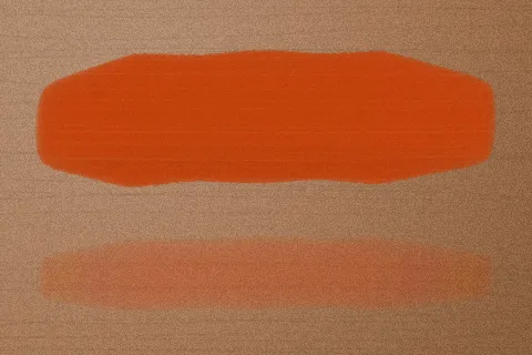 Swatch màu Cam Cháy trên da ngăm