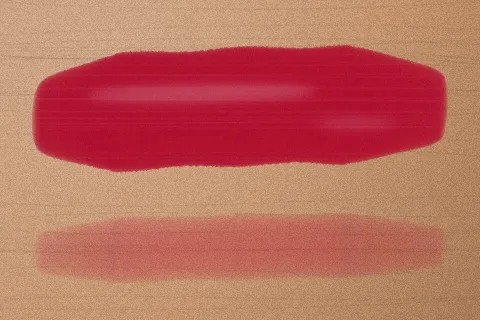 Swatch màu Đỏ Cherry trên da trung bình