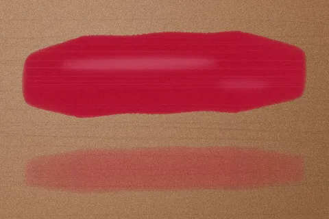 Swatch màu Đỏ Cherry trên da ngăm