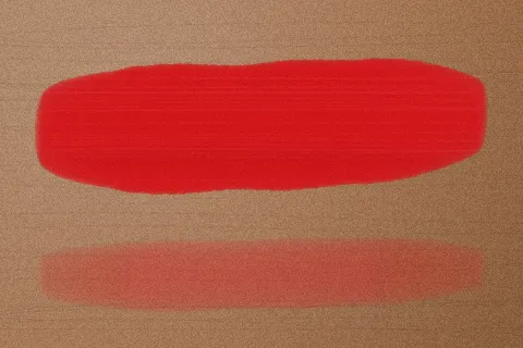 Swatch màu Đỏ Ớt trên da ngăm