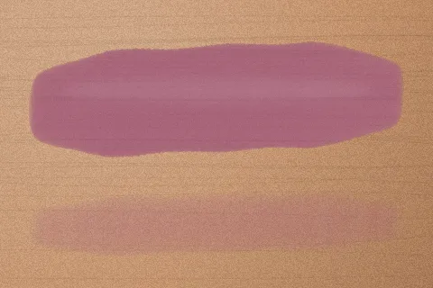 Swatch màu Hồng Mauve trên da trung bình