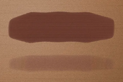 Swatch Son kem lì Ớt Cay màu Nâu Chocolate trên da ngăm
