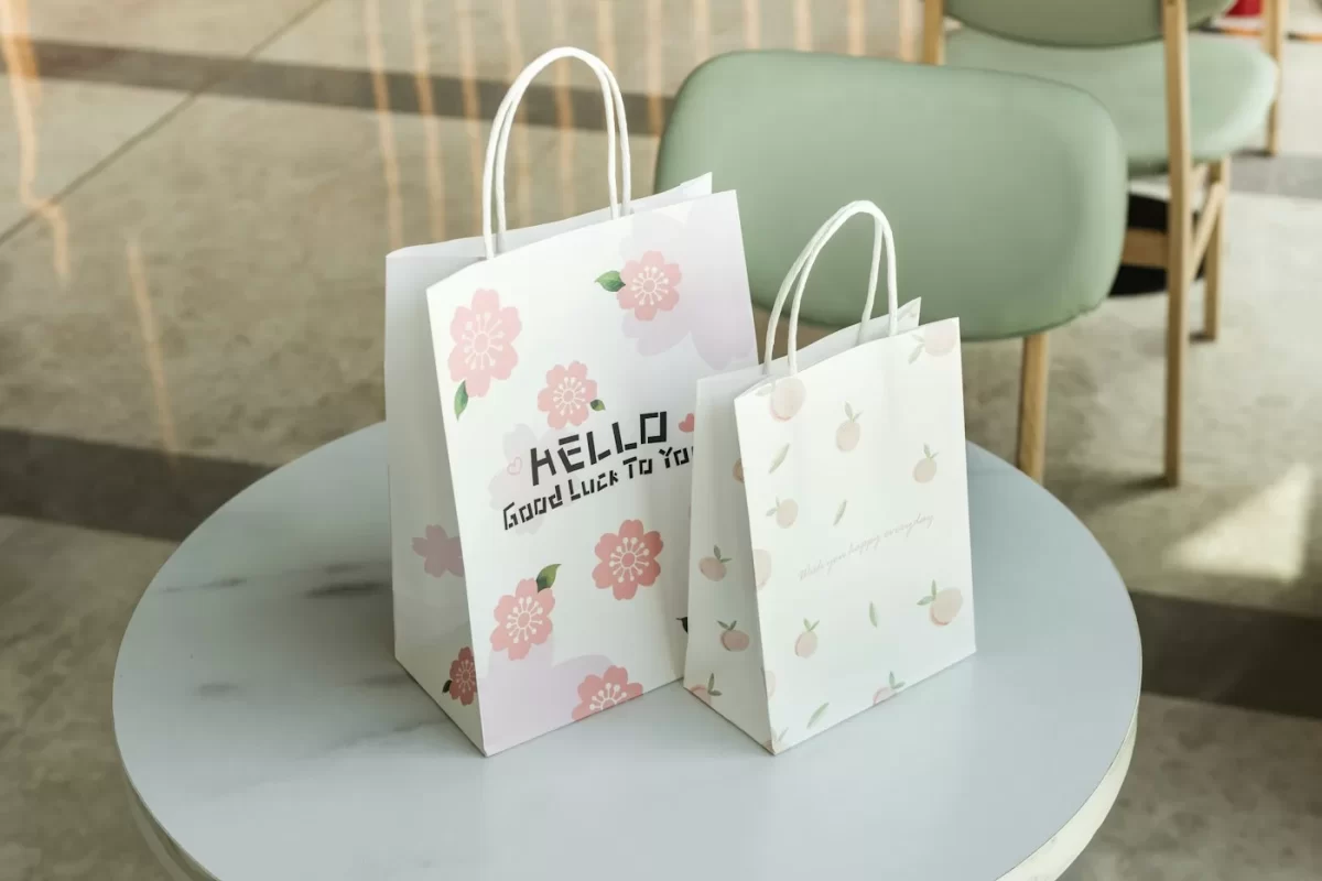 Ảnh minh hoạ Túi giấy Ivory cao cấp quai dù in tại PRINTHAUS