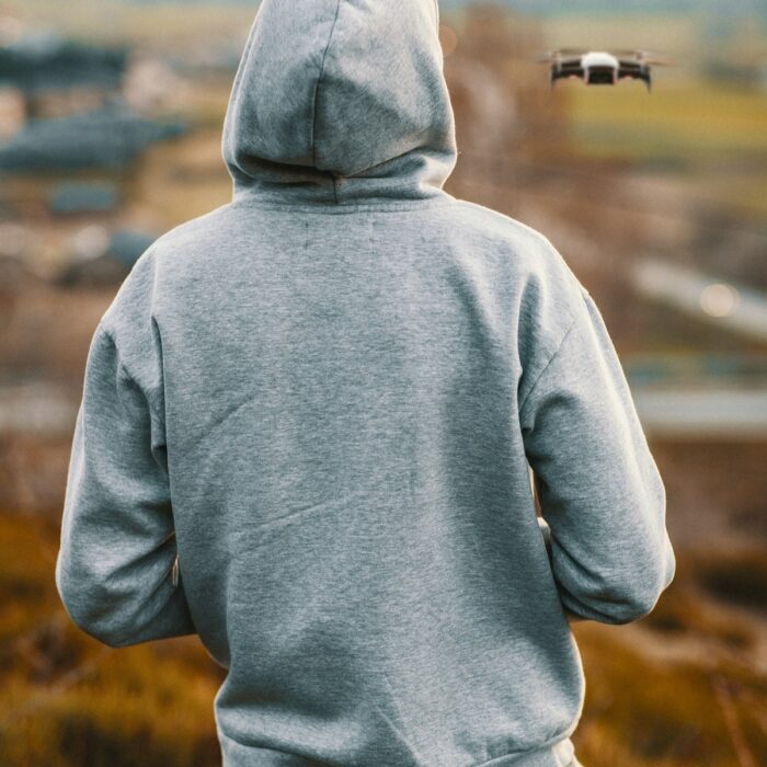 Hoodie KZ Heavyweight – Xám