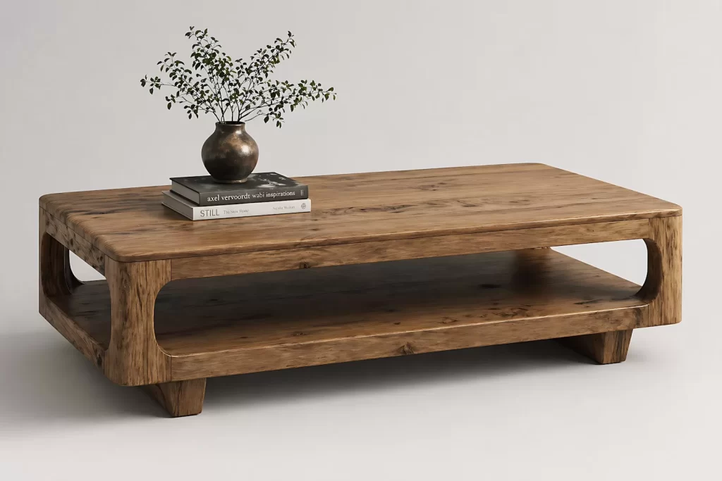 Bàn trà gỗ Rustic