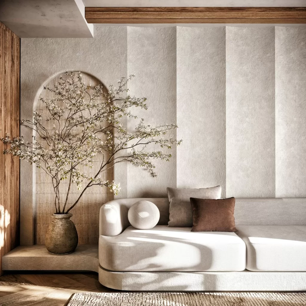 Sofa góc bouclé Nuage