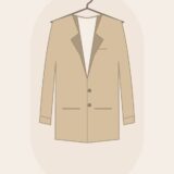 Áo blazer dáng suông Hà Thanh màu be