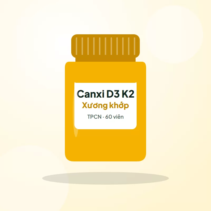 Canxi – Vitamin D3 – Vitamin K2 – Hộp 60 viên tại Thuốc Tốt 24H