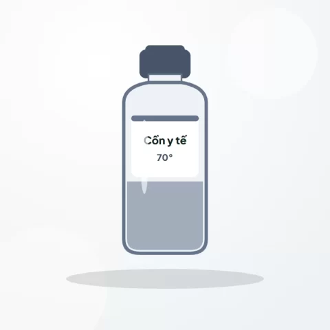 Cồn y tế 70 độ – Chai 100ml