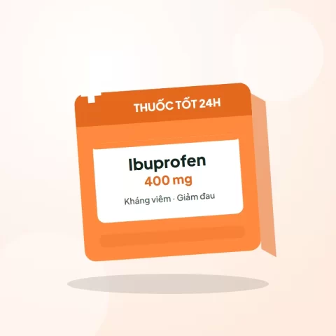 Ibuprofen 400mg – Hộp 3 vỉ × 10 viên