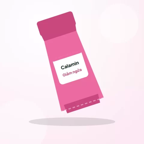 Kem bôi giảm ngứa Calamin – Kẽm oxid