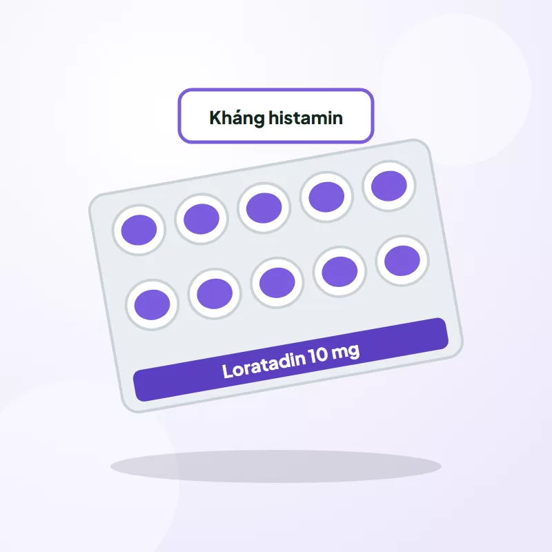 Loratadin 10mg – Hộp 1 vỉ × 10 viên tại Thuốc Tốt 24H