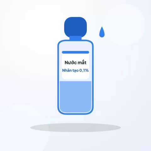 Nước mắt nhân tạo Natri hyaluronat 0,1% – Lọ 10ml