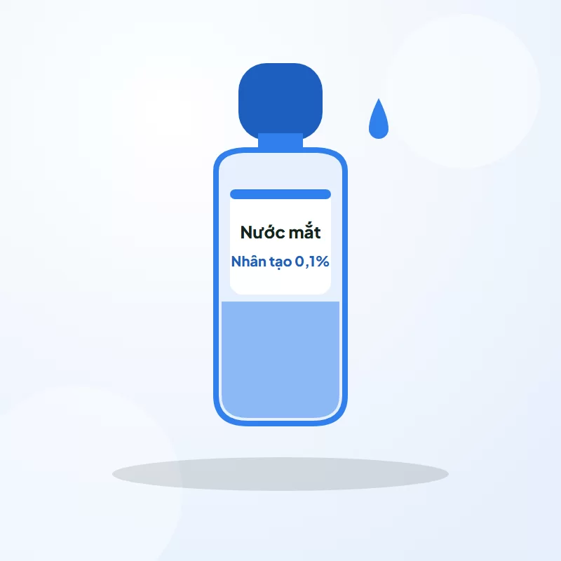 Nước mắt nhân tạo Natri hyaluronat 0,1% – Lọ 10ml tại Thuốc Tốt 24H