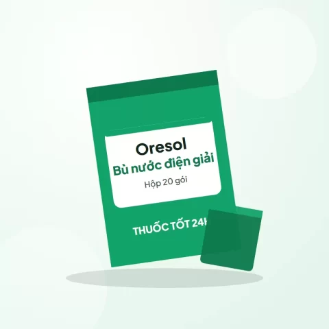 Oresol bù nước điện giải (gói pha 245) – Hộp 20 gói