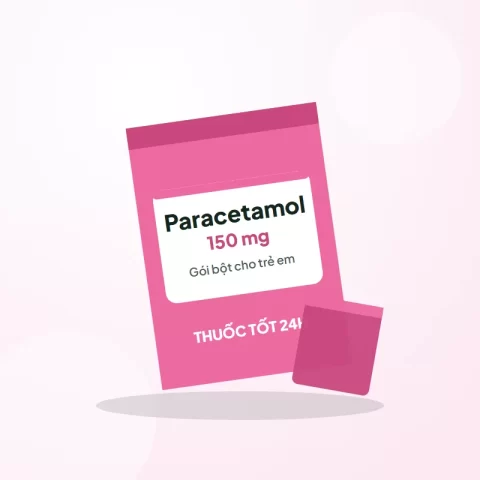 Paracetamol 150mg dạng gói cho trẻ em