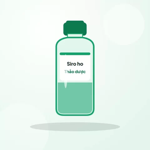 Siro ho thảo dược (húng chanh – cát cánh – bạc hà) – Chai 100ml