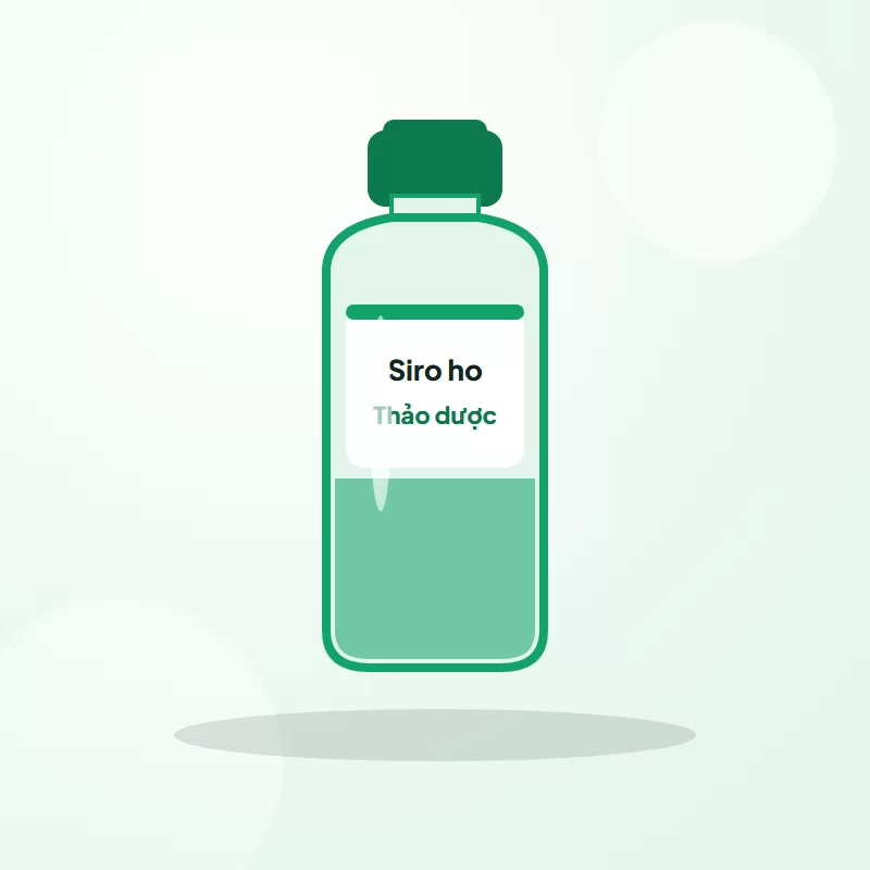 Siro ho thảo dược (húng chanh – cát cánh – bạc hà) – Chai 100ml tại Thuốc Tốt 24H