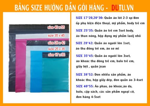 Túi gói hàng Dutu