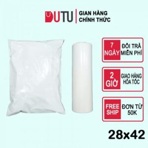 ComBo 100 Túi Gói Hàng Chống Bóc Màu Trắng Size 28x42