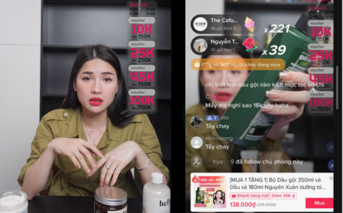 livestream bán hàng trên Tiktok