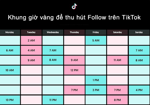 Khung giờ vàng đăng bài trên TikTok